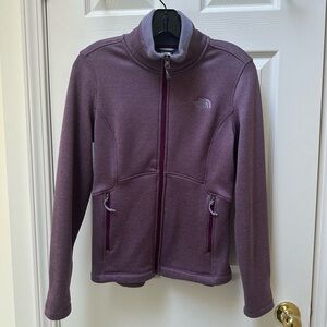 North Face Women’s Fleece Zip Up Jacket, size S, purple